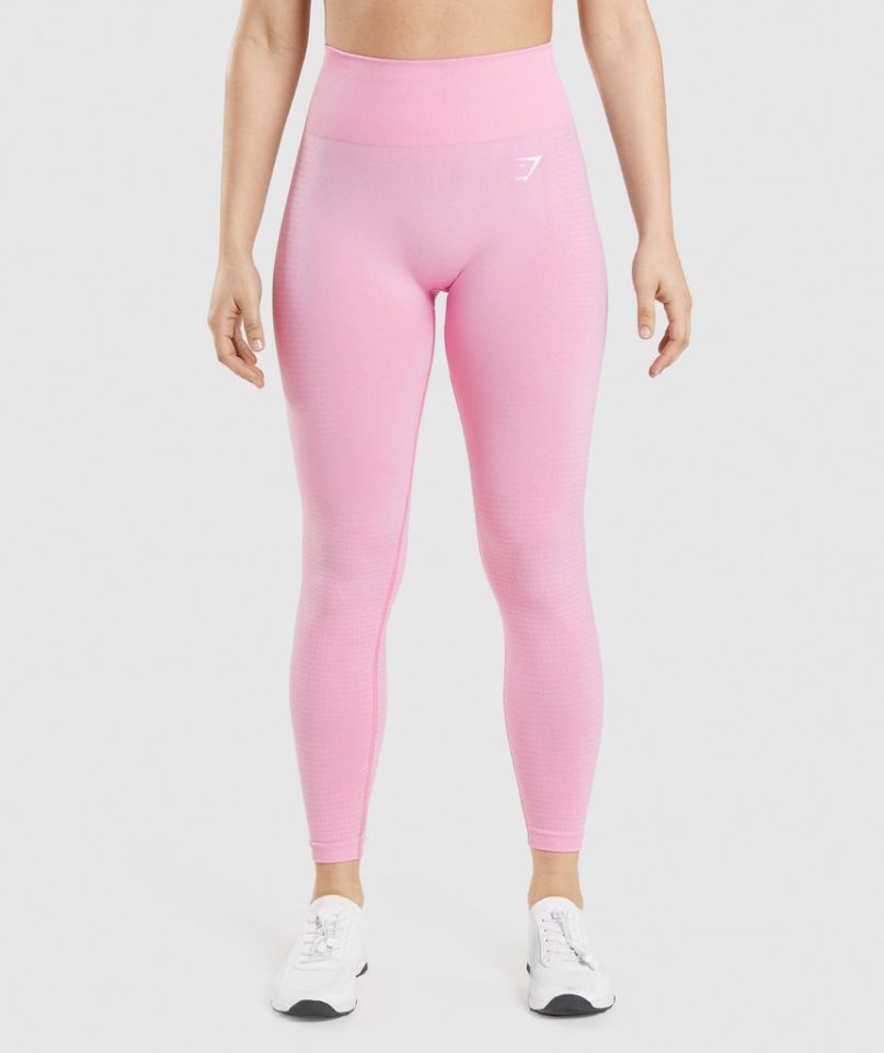 Women\'s Gymshark Vital Seamless 2.0 Leggings Pink | NZ 8SDTNY